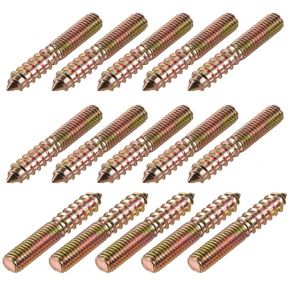 uxcell 8Pcs M10x100mm Hanger Bolt Double Headed Bolt Self-Tapping Screw for Furniture uxcell 8Pcs M10x100mm Hanger Bolt Double Headed Bolt Self-Tapping Screw for Furniture